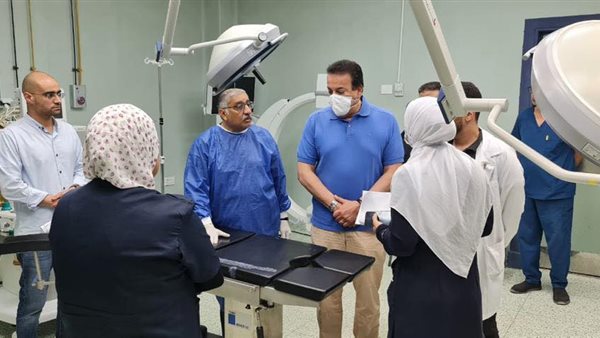 جولة الوزير في مستشفى