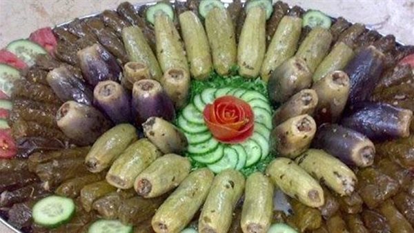 طبق محشى مشكل يرفع