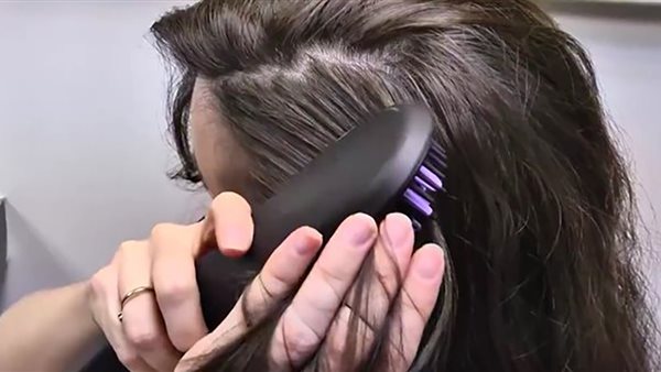 أضرار فرد الشعر على
