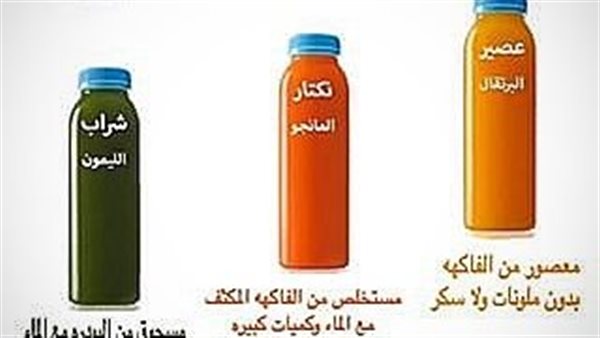 الفرق بين العصير