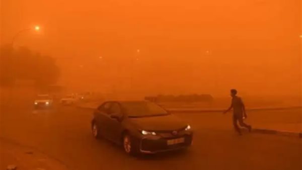 عاصفة ترابية اليوم